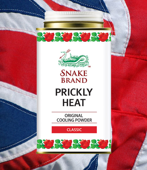 Snake Brand Cooling Powder is now available in the U.K.